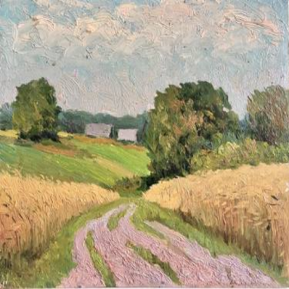 Vintage Landscape Painting Roblox decal
