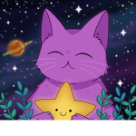 The purple cats by kit