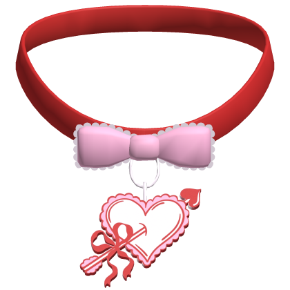 Red Heart Collar Necklace!