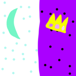 White and Purple