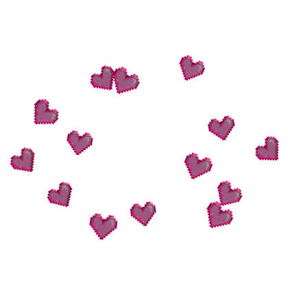 Pink Pixel hearts Roblox item