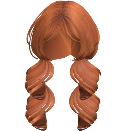 Cute Messy Curly Low Pigtails In Black