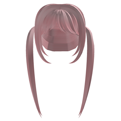 cute twintails in pink Roblox item