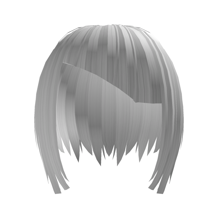 Anime ghoul emo choppy vkei short white hair