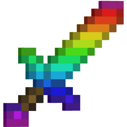 Rainbow Sword Pixel Backpack