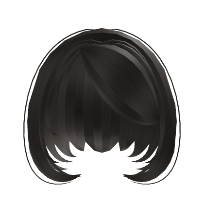 ꒰: ♡ dark brown bob hair thumbnail