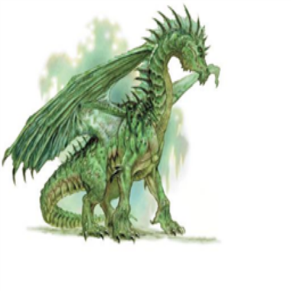 green dragon Roblox decal