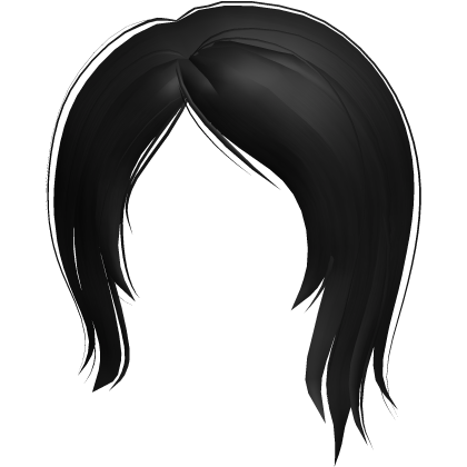 ۶ৎ | combo v2 scene emo black side bangs Roblox item