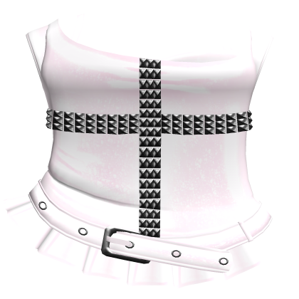 ♡ kawaii pink studded dress w ruffled skirt