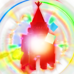 Rainbow New Year's Chimp