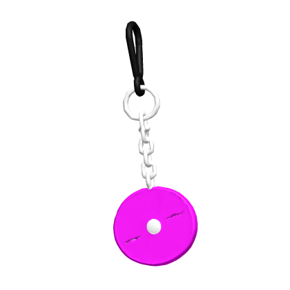 Pink Ball Keychain