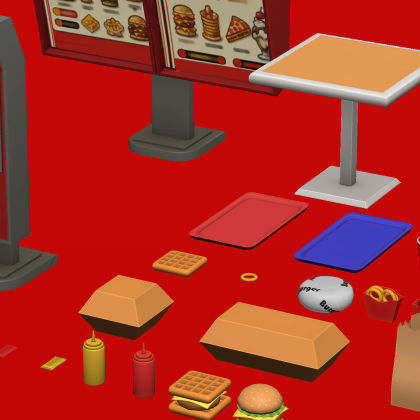 Textured Fast Food Pack