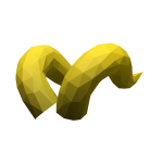 Yellow Long Flow Horns
