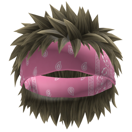 Blonde Warrior Cut Hair W/Bandanna Neymar Roblox item
