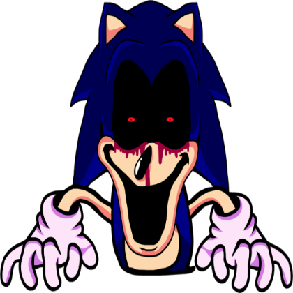 sonic.exe, too-slow jumpscare Roblox decal