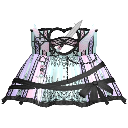 pastel goth emo angel dress with dagger | Roblox Item - Rolimon's