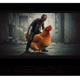 CHICKEN JOCKEY RUN 🐔🧟