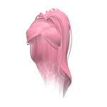 Malibu y2k High Ponytail - Aqua Pink