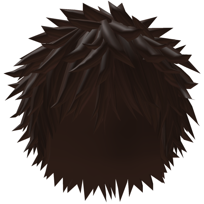 brown spiky emo hair