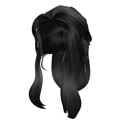 Y2K Cutesy Ponytail Black Roblox item