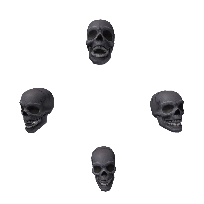 Grey Quadri Skull Aura Add-on