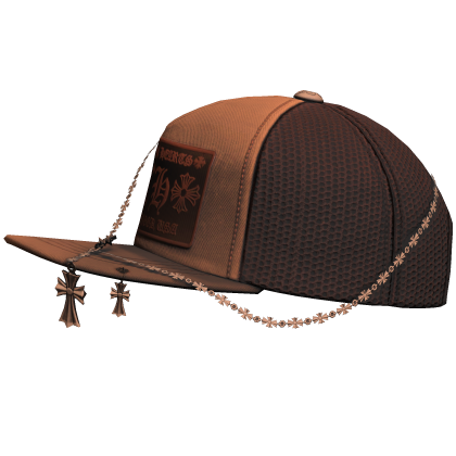 Orange Designer Tilted Cap Roblox item