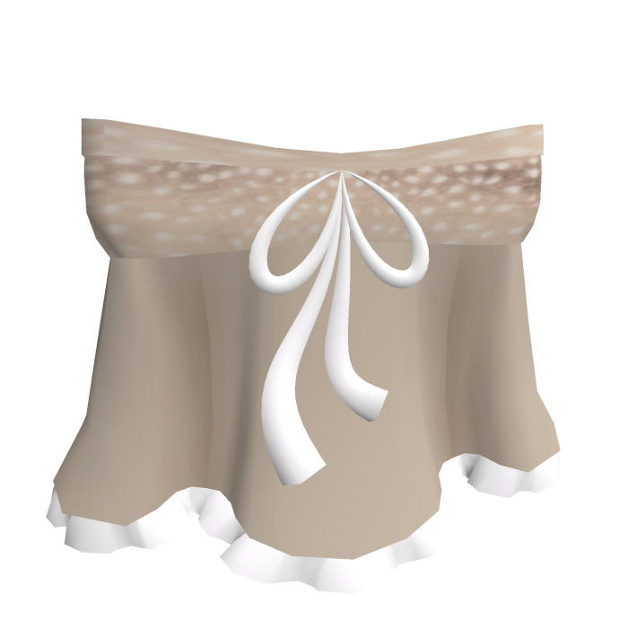 Cute Ribbon Deer Dress Brown