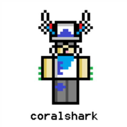 coralshark Pixel Roblox decal