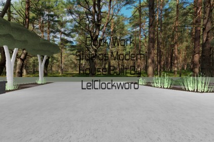 Clock /Word Studio Main Modern House