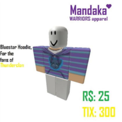 Bluestar Hoodie Ad Roblox decal