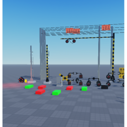 build a crossing railroad