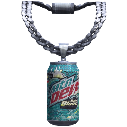 Mountain Dew Baja Blast Chain Necklace 3.0 Roblox item