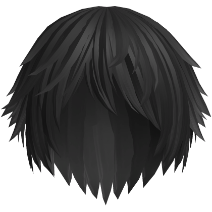 Black Cute Emo Kitty Tuft Hair