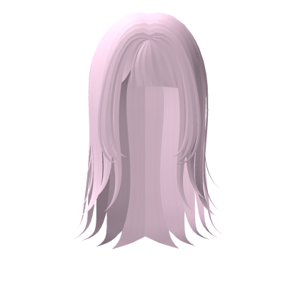 doll straight long hime light pink