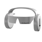 Shiny White Clockwork Headphones+Shades