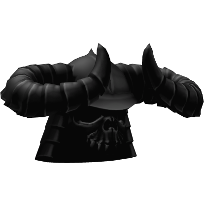 Flaming Pink Horned Helmet Addon - Black Roblox item