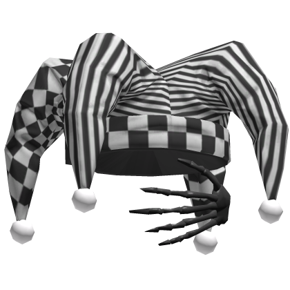 Black Jester Clown Hat Vkei Emo Dashie
