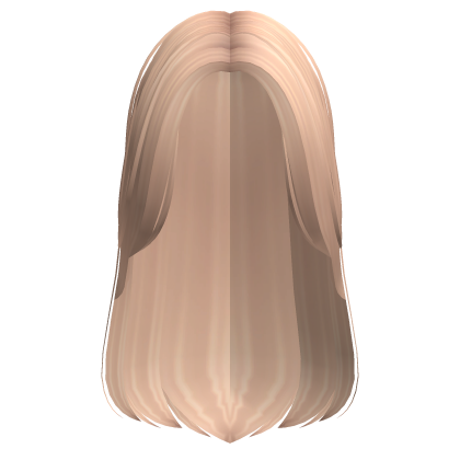 Long Straight Basic Preppy Girl Hair (Blonde)