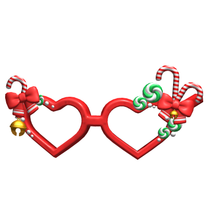 3.0 Red Candy Decora Glasses • DD19 thumbnail