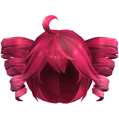 Teto Drills Twintails Hair Anime - Pink Roblox item