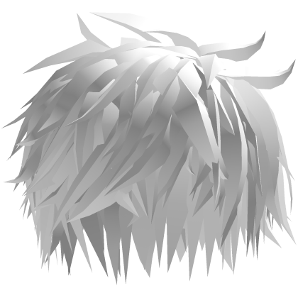 White Anime Messy Hair v1.0 thumbnail