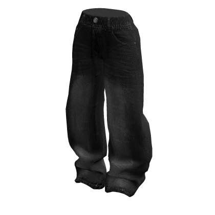 Grunge Baggy Jeans Black