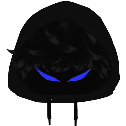 Vkei Tryhard Hood Eyes Dark hair Roblox item