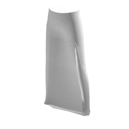Glittering Evening split Skirt - White thumbnail