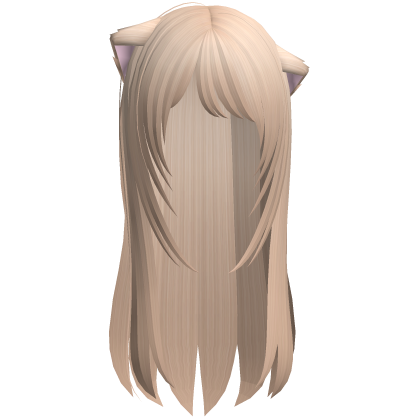 Neko Catgirl Kawaii Kitty Anime Hair in Blonde