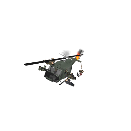 Helicopter malfunction.
