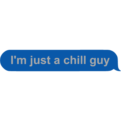Chill Guy Text Roblox item