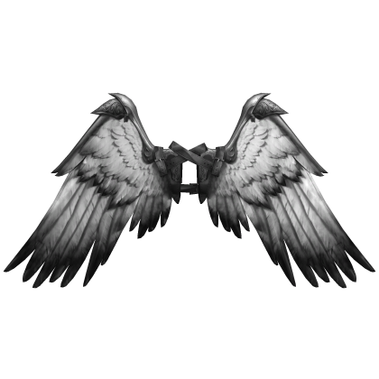 Black and White Icarus Wings (ADDON) Roblox item