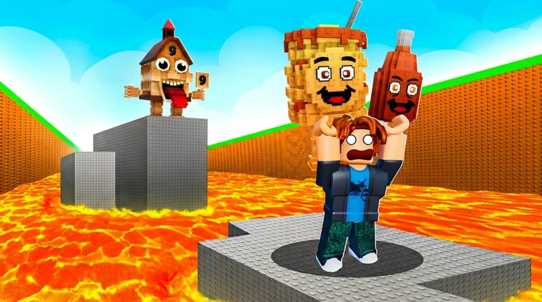 [🏁] ブレインロットのためにLAVAを生き残る!