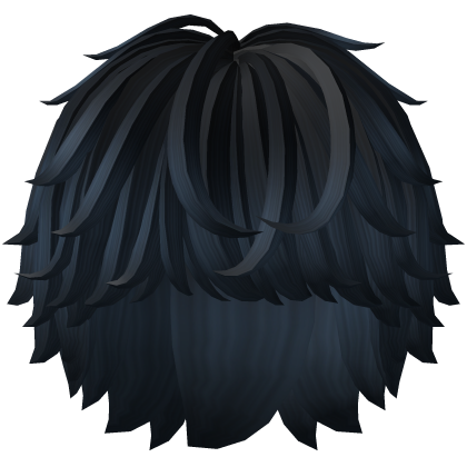 Messy Fluffy Emo Boy Hair Roblox item